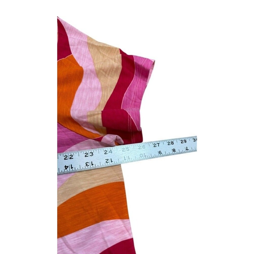 Sanctuary Reveal Abstract Print Organic Cotton T-Shirt Dress Size 2X Plus Beach - Picture 6 of 7